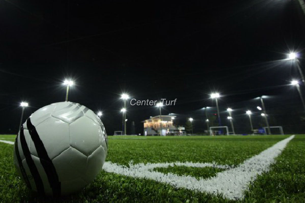 สนามฟุตบอลหญ้าเทียม ที่ ไชยบุรี ประเทศลาว