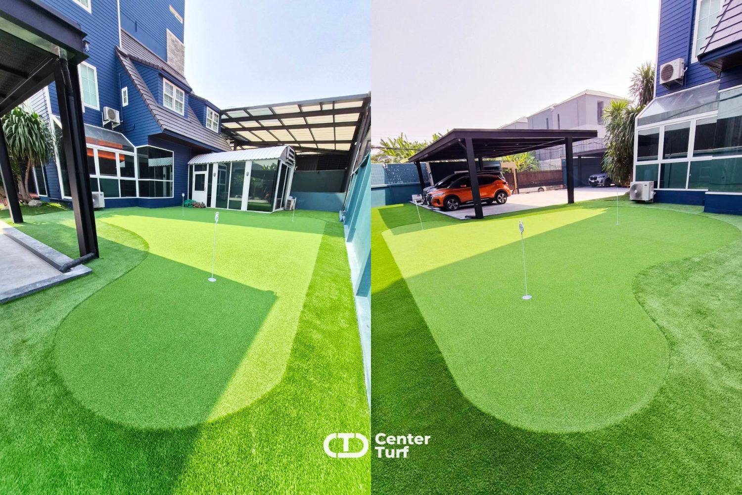 Center Turf ออกแบบพัตติ้งกรีนหญ้าเทียมตามพื้นที่จริง  ฝึกซ้อมได้อย่างสม่ำเสมอ เพิ่มความแม่นยำ  ช่วยยกระดับทักษะให้กีฬาที่คุณรักอย่างมืออาชีพ