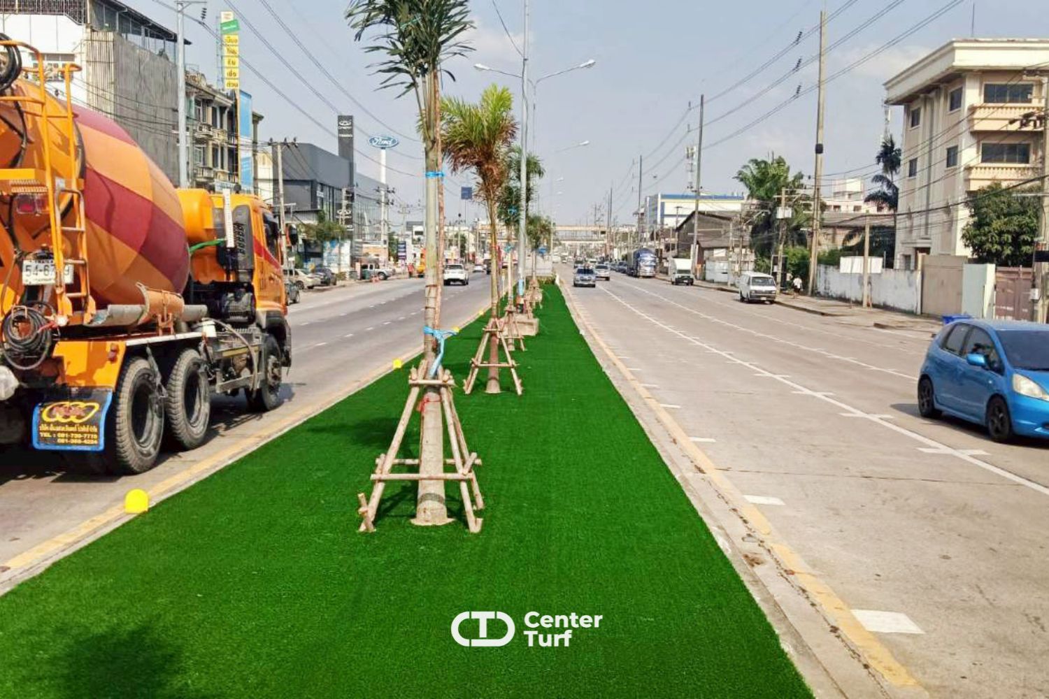 โดดเด่นด้วยความทนทานต่อทุกสภาพอากาศ ไม่ว่าจะเป็น  แสงแดดจัดหรือฝนตกหนัก ก็ยังคงสีสันสวยงาม 